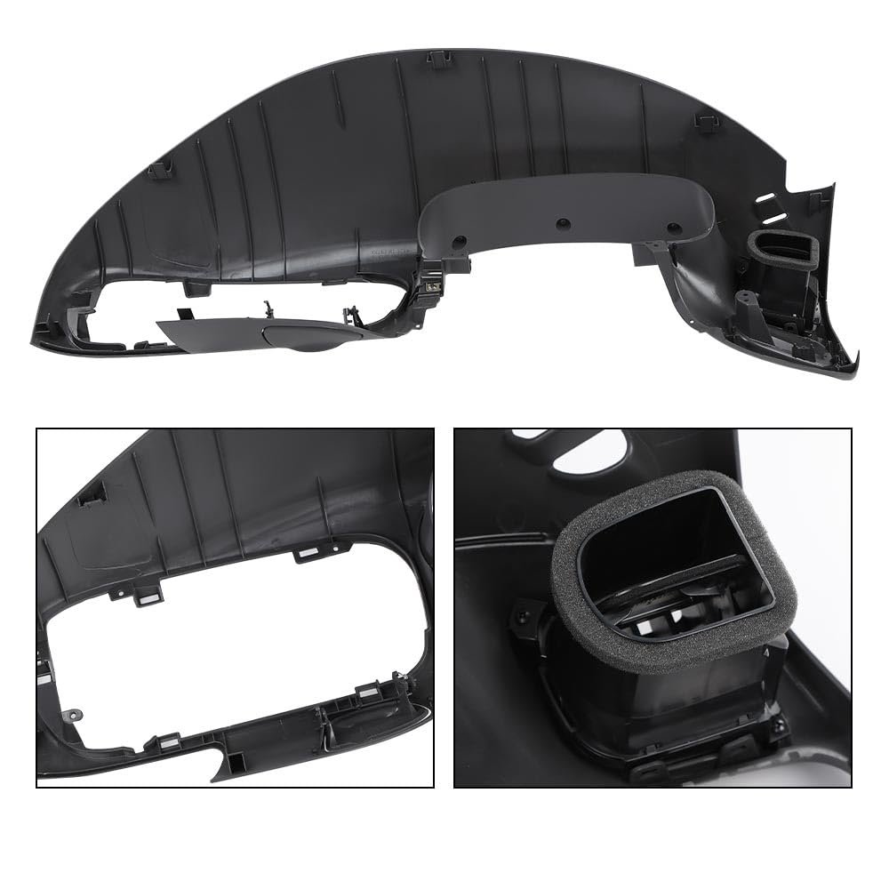 Dash Pad Bezel Graphite Center Radio Fit Ford F150 Expedition 1997-2003 Gray