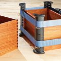 6-1 2a Rockler Box Joint Uls 4-piece Blue Perfect Alignment Plastic Woodworking Tools For Small To Large Sizedes A Box Clamps A