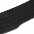 Universal Valance V2 Pu Front Bumper Lip Flat Splitter Plate Under Panel Diffuser Chin Spoiler Compatible For Bmw E60 Benz C250