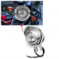 Fydun Motorcycle Headlight Assembly Fari Supplementari Fog Light 12v Retro Style Motorbike Lamp Universal Phare Dyna Moto
