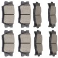 Ceramic Brakes Pads Ocpty Quick Stop Front Rear Brake Pad Fit For 2013-2018 Lexus Es300h 2007-2018 Es350 2008-2018 Toyota
