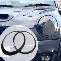 Usonline911 51137149905 51137149906 Headlight Trim Ring Left Right Replacement For Mini Cooper R55 R56 R57 R58 2007-2013