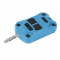 Car Key Case A Key Fob Cover Protector Durable Injection Molded For 2007-2018 Jeep Wrangler Jka Light Blue 