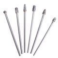 6 Piece Carbide Alloy Rotary Burr Set 10mm Head 6mm 1 4 In Shank Tungsten Tool For Woodworking Drilling Metal Engraving And 