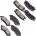 Ceramic Brakes Pads Ocpty Quick Stop Front Rear Brake Pad Fit For Buick Century Regal For Chevy Impala Monte Carlo Venture