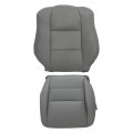 Driver Bottom Top Lean Back Perforated Leather Seat Covers Gray For Acura Tl 2005 2006 2007 2008 