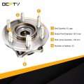 Ocpty New Wheel Hub Bearings Rear 6 Lugs W Abs Replacement Fit Ford Expedition For Lincoln Navigator Compatible With Oe 541008
