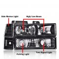 G-plus Headlights Compatible With 1994-1999 Gmc C1500 K1500 Yukon C2500 K2500 Suburban 1994-2000 C3500 K3500 Driver Passenger