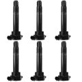 Ocpty Set Of 6 Coil Packs Compatible With 2008-2016 For Mitsubishi Montero 3 8l V6 Replacement Uf927 3-pins Ignition Ciolsi 