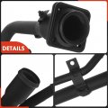 A-premium Fuel Tank Filler Neck Pipe Hose Compatible With Hyundai Accent Kia Rio Rio5 2009-2011 Rondo 2009-2010 Gas Replace