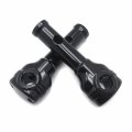 Httmt- Black 6 Risers 1 Handlebar Top Clamps Compatible With H-d Sportster 883 Roadster Low P N Tghd-hbs013-ii-bk