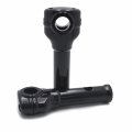 Httmt- Black 6 Risers 1 Handlebar Top Clamps Compatible With H-d Sportster 883 Roadster Low P N Tghd-hbs013-ii-bk
