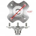 Caltric Rear Left And Right Wheel Hub Compatible With Honda Trx420fe1 Trx420fm1 Rancher 420 2014 2015-2020
