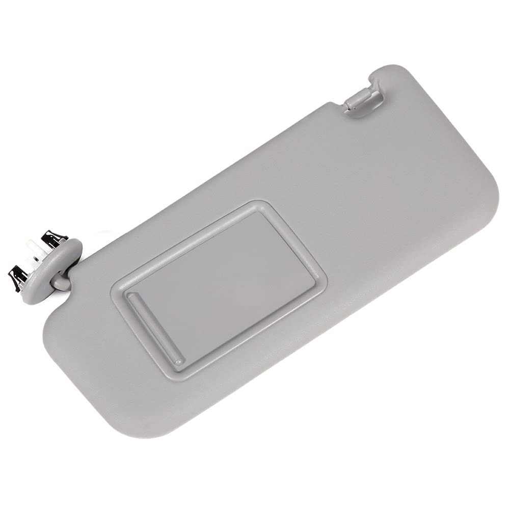 Sun Visor Left Driver Side Gray For Toyota Rav4 2006 2007 2008 2009 2010 2011 2012 2013 Direct Fit Replacement Adjustable