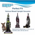 Hqrp 2-pack Vacuum Belt Compatible With Bissell Style 7 9 10 12 14 16 32074 Cleanview Powerforce Rewind Velocity Powerglide