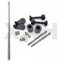 Smt-no Cut Frame Slider Compatible With 2008 2009 2010 2011 2012 Kawasaki Ninja 250 250r Ex250 N B00rudy27c