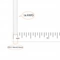Uxcell Silicone Wire 14 Awg Ultra Flexible 600v Electric Strands Of Tinned Copper 7 Ft White