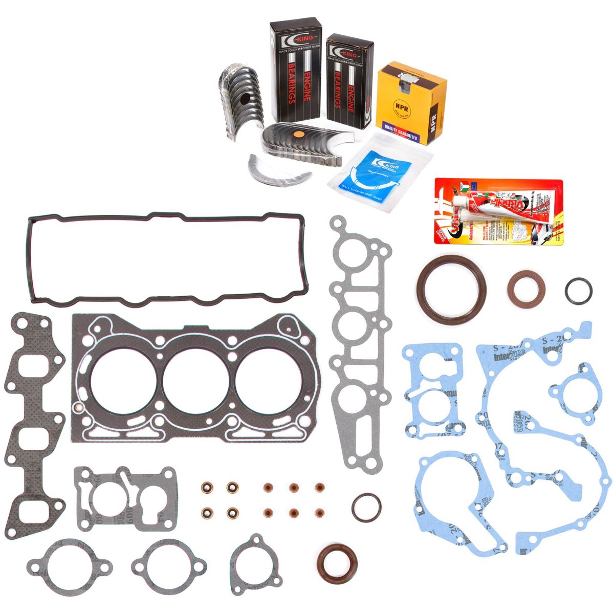Domestic Gaskets Engine Rering Kit Fsbrr86 For 89- Chevrolet Geo Metro 1 0 Sohc G10 Full Gasket Set Standard Size Main Rod