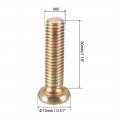 Uxcell M8x30mm Furniture Screw Hex Socket Machine Screws Zinc Plated Fasteners Bolts Full Thread Carbon Steel 10pcs