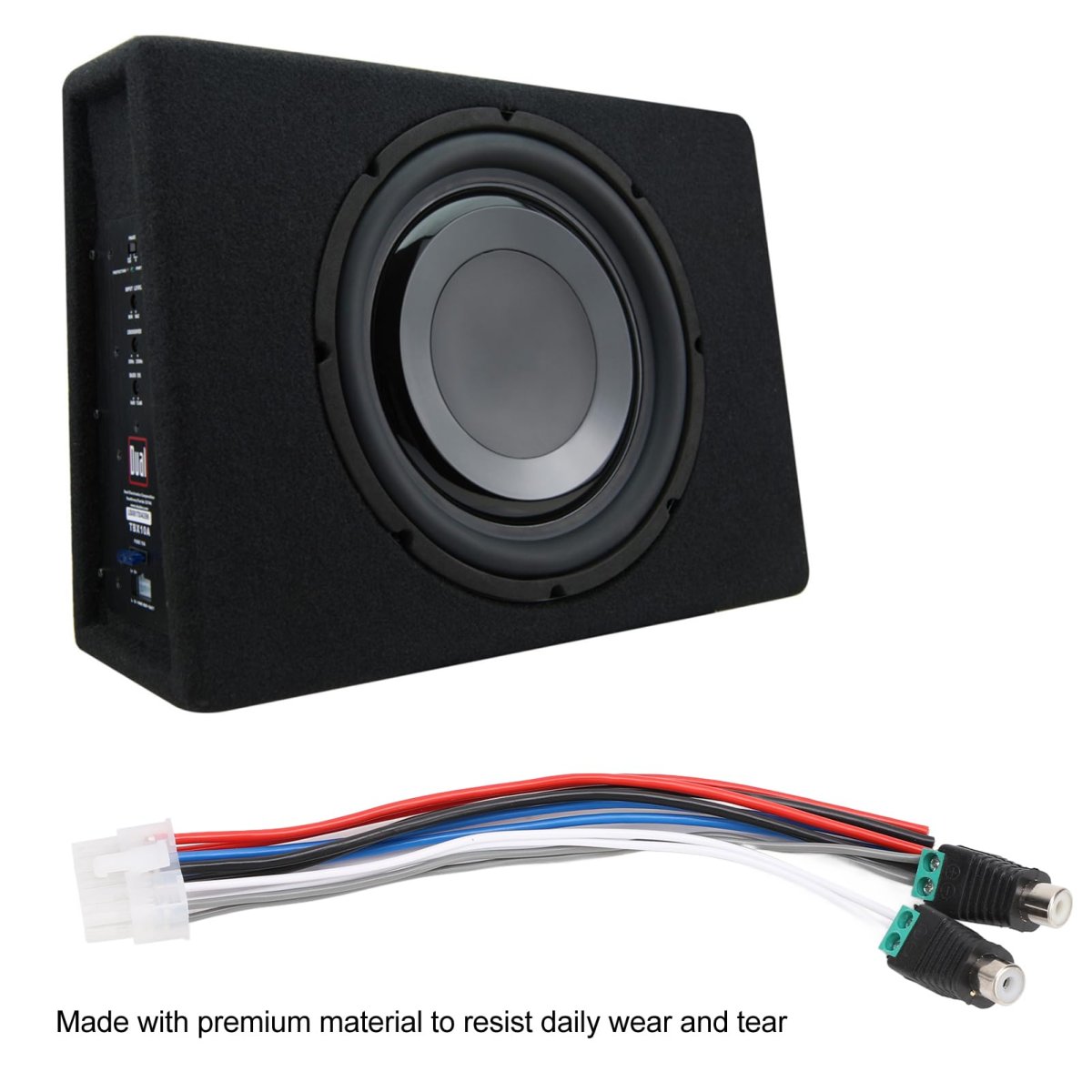 Fydun Power Input Speaker Harness Dual 10a Amplifier 10 Pin Plug With Connector Applicable Diy System
