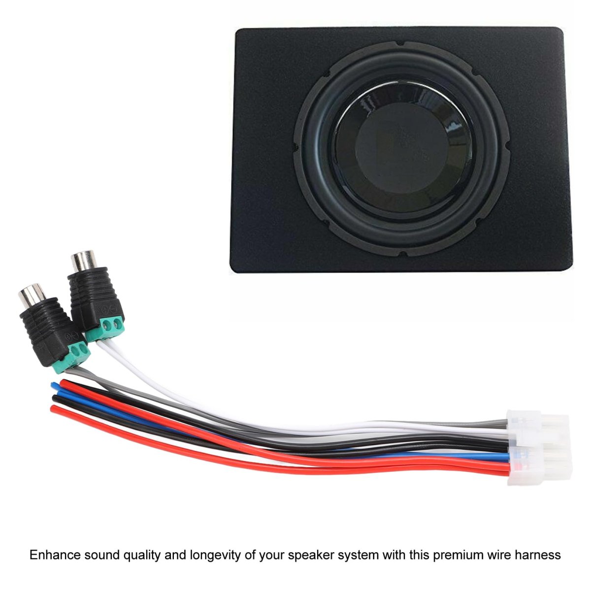 Fydun Power Input Speaker Harness Dual 10a Amplifier 10 Pin Plug With Connector Applicable Diy System