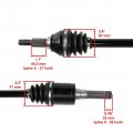 For John Deere A2 Gator Utv M-gator Pc10501 Rear Left Right Cv Joint Axle Mod-ztf1-5996