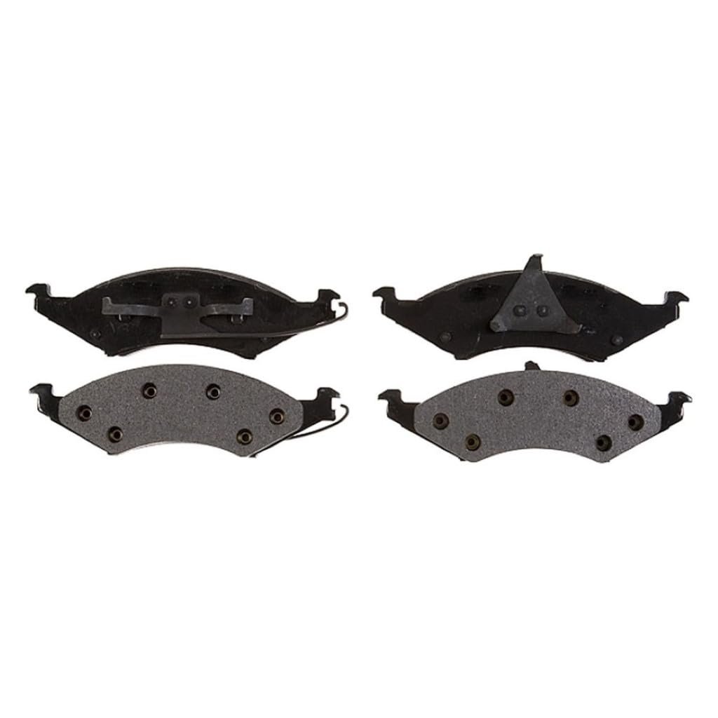 Front Disc Brake Pads For Mercury Sable 1992 1993 Semi Metallic High Dust Rating With Shims Riveted Method
