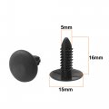Uxcell 30pcs 5mm Hole Pickup Car Trim Boot Plastic Rivets Clip