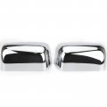 Chrome Top Half Mirror Caps Cover Trim Directly Replace For 2008-2016 Ford F250 F350 F450 F550 Super Duty Towing Accessories 