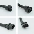 Zorasen 5202 H16 Psx24w Fog Light Extension Wire Harness 18 Inch 2pcs Cords Fit For 10-18 Jeep Wrangler Jk