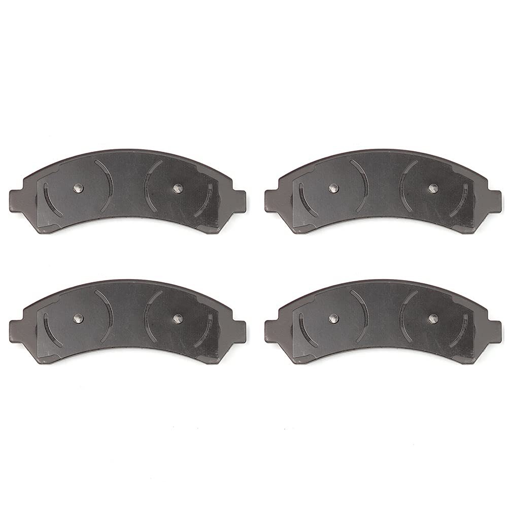 Front D726 Ceramic 4pcs W Hardware Disc Brake Pad Set