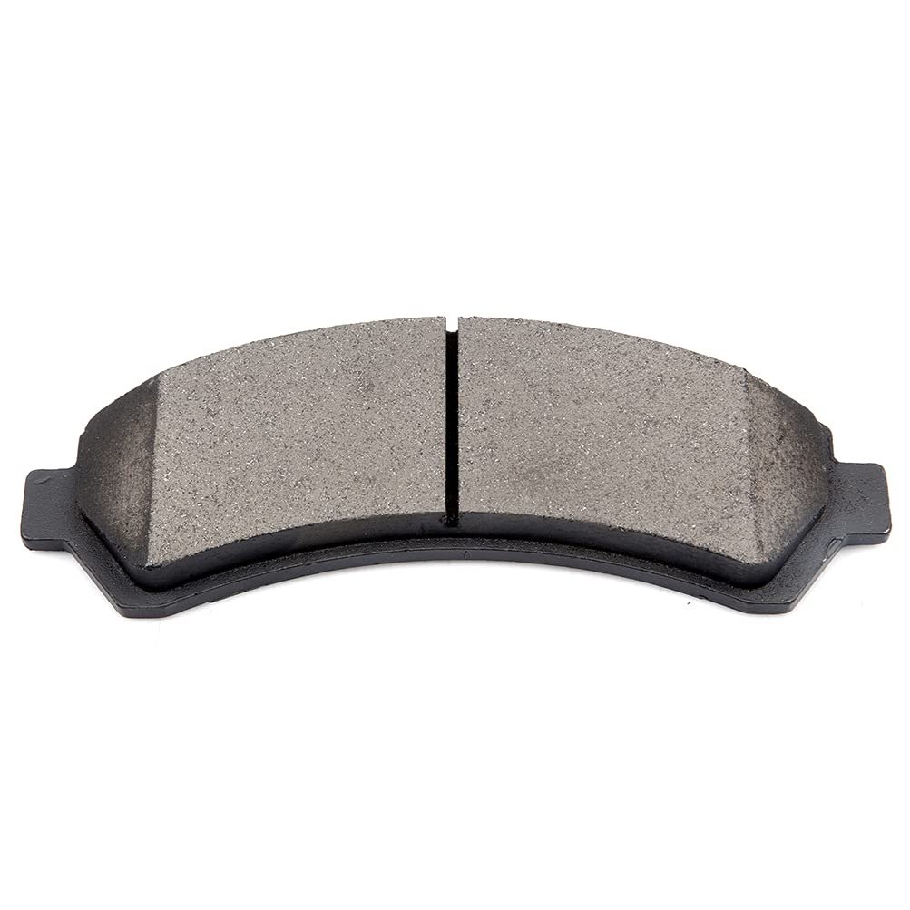 Front D726 Ceramic 4pcs W Hardware Disc Brake Pad Set