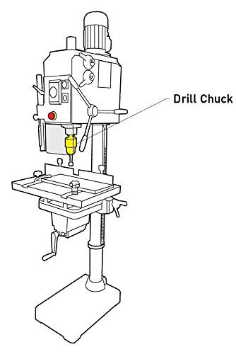 Heavy Duty Keyless Drill Press Chuck For Ferm Ftb-13 1 2 In Replacement Stainless Steel