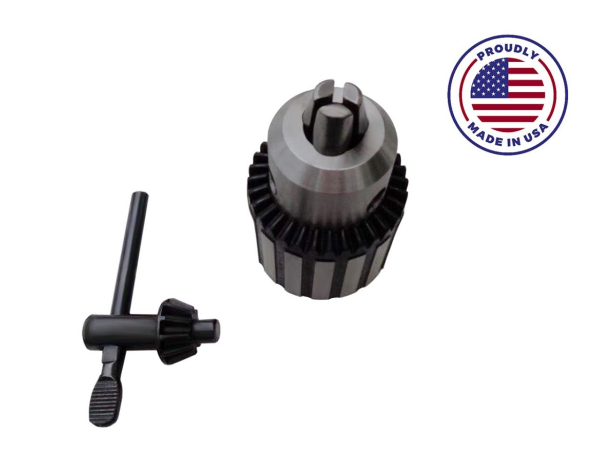 Heavy Duty Keyless Drill Press Chuck For Ferm Ftb-13 1 2 In Replacement Stainless Steel