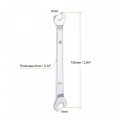 Uxcell Thin Open End Wrench 6mm X 7mm Metric Mirror-chrome Plated High Carbon Steel For Household Maintenance And General
