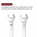 Uxcell Thin Open End Wrench 6mm X 7mm Metric Mirror-chrome Plated High Carbon Steel For Household Maintenance And General