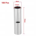 Uxcell 100pcs Non Insulated Connectors Electrical Wire Ferrule Cable Crimp Terminals For 16-14 Awg