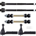 6-piece Fit For Cadillac Escalade Esv Ext Chevy Avalanche Silverado 1500 Suburban Tahoe Gmc Sierra Yukon Front Outer Inner Tie 