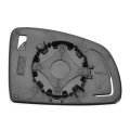 Car Rearview Left Driver Side Mirror Glass Replacement W Backing Plate Convex Non-heated White For Opel Vauxhall Meriva A