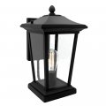 Maxxima Led Outdoor Wall Light Seeded Glass St19 Bulb Included 800 Lumens 2700k Warm White -15 In Height 