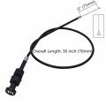 Waltyotur Choke Throttle Cable Replacement For Yamaha Pw50 Y-zinger 1981-2009 Motorcycle Pit Dirt Bike
