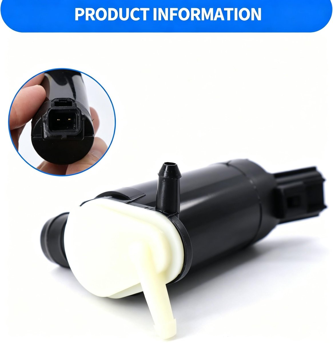 Windshield Washer Pump 6f9z-17664-a For Ford Expedition F-150 Explorer Focus Lincoln Navigator Aviator Mercury Mountaineer