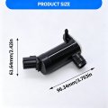 Windshield Washer Pump 6f9z-17664-a For Ford Expedition F-150 Explorer Focus Lincoln Navigator Aviator Mercury Mountaineer