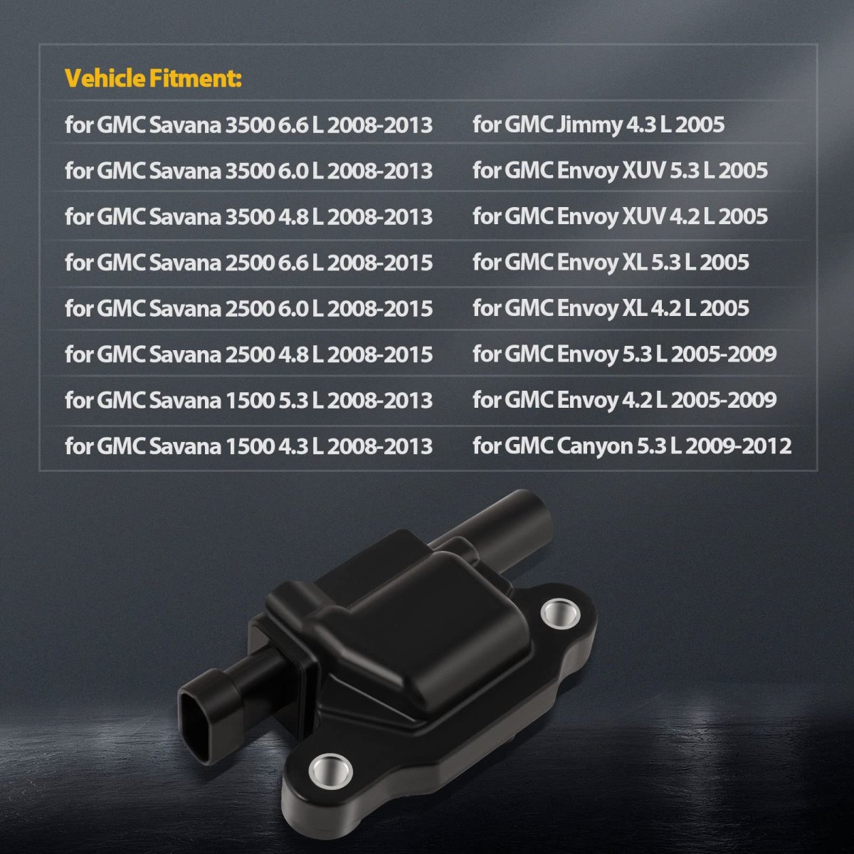 Uf413 Ignition Coil Pack Set Of 8 For Gmc Sierra 5 3l V8 Chevrolet Silverado 1500 Cadillac Escalade And Express Replaces