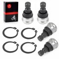 Ball Joints Compatible With Polaris Rzr 570 800 900 4 Style Upper Lower Front