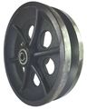 Sliding Barn Door Cast Iron Wheel Kit 8 X 2 With 1 Smooth Quiet Ball Bearings