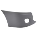 Front Bumper End Cap For 2008 2017 Freightliner Cascadia Passenger Side Cover Corner Extension With Fog Light Holes Gray Cb 