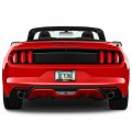 Ipick Image Compatible With Ford Mustang 5 0 Real Carbon Fiber Insert Black 50 States Stainless Steel License Plate Frame