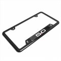 Ipick Image Compatible With Ford Mustang 5 0 Real Carbon Fiber Insert Black 50 States Stainless Steel License Plate Frame