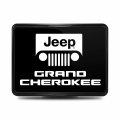 Ipick Image Compatible With Jeep Grand Cherokee Uv Graphic Black Metal Plate On Abs Plastic Tow Hitch Cover